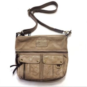 Fossil Long Live Vintage Crossbody Messenger Bag
